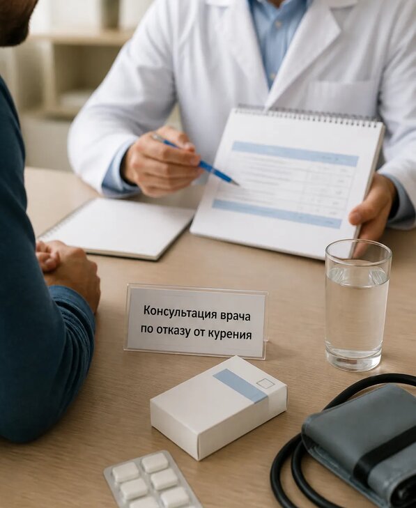 Консультация врача по отказу от курения для взрослых в Луховицах